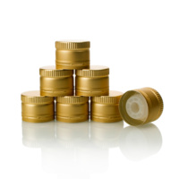 Nouvelle bouteille d'huile d'olive en plastique ROPP style 2025 avec bouchon à vis en aluminium et bec verseur, pulvérisateur à pompe métallique 31,5*24mm pour vinaigre