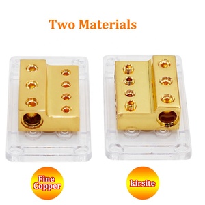 موزع طاقة للسيارة 3x0/4 جيج في مدخل 4x4/8 جيج في مخرج، مقسم صوت السيارة بـ 4 مخارج، حامل فيوزات - Product Image 4