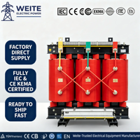 Trafo Kering Tipe 10kV 11kV 315kVA 400kVA 1250kVA Epoxy Cast Kustomisasi Dukungan Gulungan Tembaga Harga Pabrik Bersertifikat CE