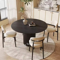 Vente en gros table vintage de luxe en chêne brun ensemble de meubles de salon tables décoratives en bois pour la maison pour le café