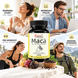 Capsules de Maca Premium Péruvienne Shecome personnalisées avec du poivre noir pour une absorption accrue, complément alimentaire, pilules pour l'agrandissement du pénis - Product Image 4