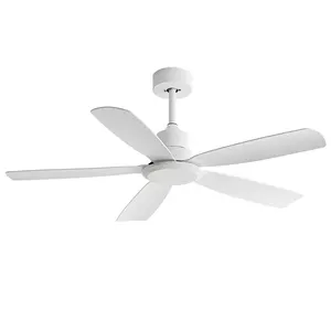 Ventilateur de plafond intelligent à onduleur direct de 58 pouces, moderne et simple, ventilateur de plafond rechargeable de 56 pouces