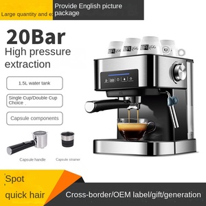 Ý 20bar bán tự động Máy pha cà phê màn hình cảm ứng kiểm soát nhiệt độ áp suất cao hơi nước thép không gỉ cho xe khách sạn - Product Image 5