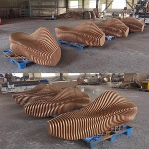 Macetas paramétricas personalizables, maceteros <span class=keywords><strong>de</strong></span> <span class=keywords><strong>madera</strong></span> maciza, decoración para hoteles, muebles <span class=keywords><strong>de</strong></span> exterior, sofá <span class=keywords><strong>de</strong></span> <span class=keywords><strong>madera</strong></span> <span class=keywords><strong>con</strong></span> macetero. - Product Image 4