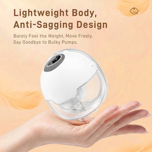 Tire-lait électrique portable avec fonction de thérapie thermique automatique et de massage, 9 vitesses, équipé d'une veilleuse LED - Product Image 3