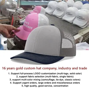3HCAP 전문 빈 메쉬 Gorras 사용자 정의 Richardson 112 트럭 모자 모자