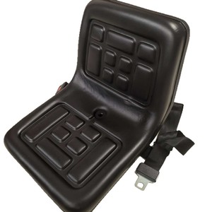เบาะรถยกหนัง PU สีดำ เก้าอี้อุตสาหกรรม ทนทาน แข็งแรง - Product Image 5