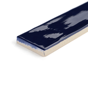 Baldosa Creta-25 Azul Oscuro 5x25 cm 9 mm Brillante con Bordes Irregulares - Product Image 3