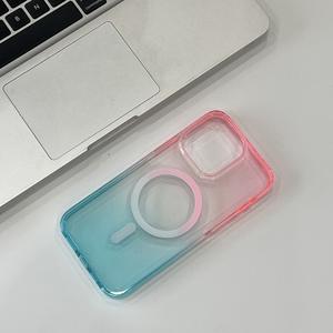Étui magnétique résistant à l'usure pour iPhone 13 <span class=keywords><strong>Mini</strong></span> avec bord en TPE, airbag, cadre de protection de l'objectif surélevé et design de poche - Product Image 3