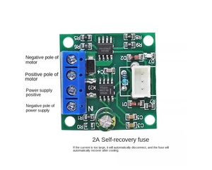 Regulador de Velocidad para Motor de CC 1.8V 3.7V 5V <span class=keywords><strong>6V</strong></span> 9V 12V, Módulo de Regulación de Velocidad PWM, Placa de Regulación de Velocidad 2A con Fusible - Product Image 5
