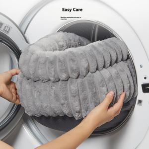 핫 세일 하이 퀄리티 인조 모피 라운드 애완 동물 침대 개를 위해 적합 고양이 따뜻한 두꺼운 작은 개 매트리스 고양이 소파 애완 동물 둥지 - Product Image 5