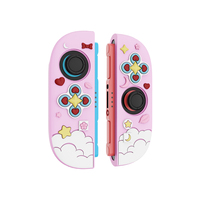 Coque de protection souple en silicone bleu à motif mignon pour manettes gauche et droite Nintendo Switch 2 – Accessoires de jeu