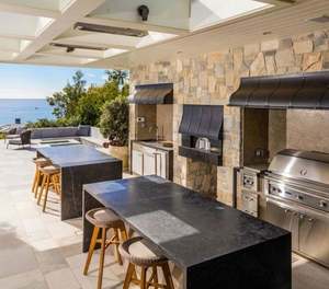 Mueble de Cocina Moderno y Duradero Resistente al Fuego, Estructura de Acero Inoxidable, Cocina para Barbacoa, Cocina Completa para Exteriores y Zonas Costeras - Product Image 4