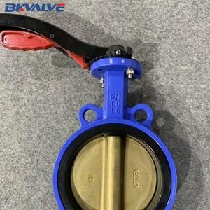 Dễ uốn sắt đòn bẩy loại EPDM ghế Wafer bướm van Nhà cung cấp với giá tốt - Product Image 1