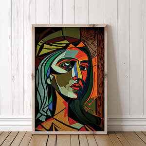Poster Stampabile Digitale HAOWAI OEM/ODM con Stampa di Pablo Picasso, <span class=keywords><strong>Arte</strong></span> Surreale, Stampa Astratta Cubista per Decorazione Murale del Soggiorno - Product Image 4