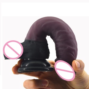 Video Inspektion Unterstützung Liquid Silicone Rubber künstlichen <span class=keywords><strong>Penis</strong></span> <span class=keywords><strong>7</strong></span> Zoll Dildo Sexspielzeug lebensechte Dildos für Frauen