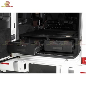 Caja de Almacenamiento Metálica para Maletero, Compatible con Mercedes Benz Clase G W465 G63 G500 G550 2025, Organizador con Cajón y Mesa Plegable para Interior - Product Image 4