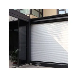 Aluminium Modern Storm Roller bermotor Shutter keamanan Shutter jendela