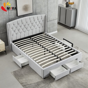 Set Camera da Letto 2026, Mobili Moderni, Set Biancheria da Letto, Letto Trapuntato di Lusso King Size con Cassetti, Struttura Letto in Legno <span class=keywords><strong>Queen</strong></span> - Product Image 1