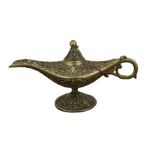 Волшебная лампа Аллаха, украшение среднего размера, вотивная лампа, декоративно-прикладное искусство, подарок, антикварное украшение, деловой подарок