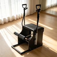 Chaise Wunda de Pilates Professionnelle, Équipement de Fitness Commercial pour Pilates, Poignées de Résistance, Entraînement du Core en Studio, Rééducation