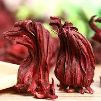 Hibiscus Sabdariffa (Roselle) Séché Biologique Premium en Gros, Fleur Naturelle pour Tisanes, Boissons et Infusions, Approvisionnement en Vrac