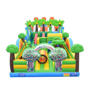 Château gonflable extérieur personnalisé en tissu PVC de 15 ml pour jeux d'enfants. Équipement de château gonflable publicitaire - Product Image 1