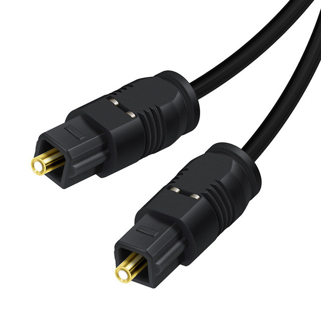 1M Digital Optical Fiber Optic Toslink Audio Cable PVC Toslink Audio Cord with DVI Connector for HDTV