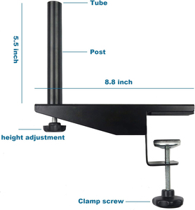 Filet de tennis de <span class=keywords><strong>table</strong></span> noir de qualité supérieure facile à installer avec pince à vis de force et insertion de pince à filet réglable en tension et en <span class=keywords><strong>hauteur</strong></span> - Product Image 2