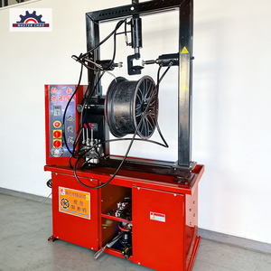 Machine de façonnage de jantes de voiture entièrement automatique, réparation de façonnage en alliage d'aluminium, machine de réparation de déformation de jantes en acier - Product Image 2
