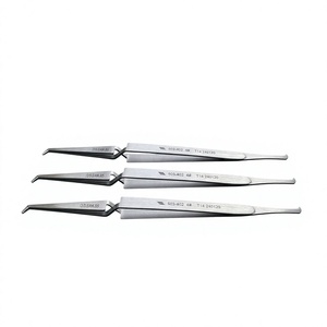 Grip Surgical Instrument Dental Orthodontic Tweezers 503-402 T14 240120 <b>Silver</b> Manual CE Certified Surgical-Grade Stainless - Product Image 5
