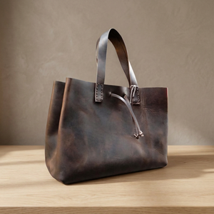 Sacs à main en cuir véritable pour femmes, élégants, durables, légers, grande capacité, fermeture à glissière, imperméables - Product Image 4