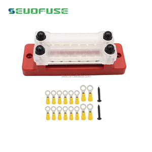 6Way 12Way 150A, клеммный блок для лодки/корабля, распределительный красный черный аккумулятор с защитной крышкой - Product Image 4