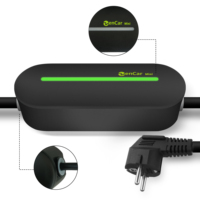 Chargeur de voiture électrique portable intelligent Zencar 16A 3,6 kW 230V avec contrôle WiFi par application, prise Type 1 Type 2 GBT NACS