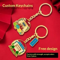 Porte-clés métalliques personnalisés avec logo en gros – Breloques 3D émaillées personnalisées, cadeau promotionnel pour sacs et entreprises