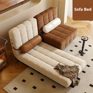 Modern <strong>1</strong>-in-<strong>2</strong> Single Foldable <strong>Sofa</strong> Bed Small-sized Convertible <strong>Sofa</strong> Bed Expandable Living Room Multifunctional Leisure <strong>Sofa</strong> - Product Image 3