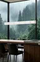 Suspension de restaurant en marbre naturel espagnol, luminaire linéaire de luxe minimaliste italien haut de gamme pour salle de thé et îlot de cuisine