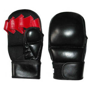 Gants de boxe MMA en cuir puissants pour l'entraînement en salle de sport, vente chaude - Product Image 1