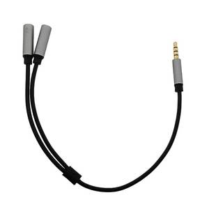 Accessori per telefono 3.5mm 1 maschio a 2 femmina cavo Audio per cuffie cavo Audio Splitter con doppio auricolare TPE Splitter - Product Image 5