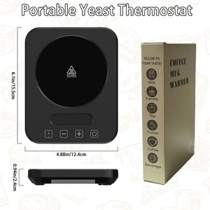 Réchauffe-tasse électrique personnalisable avec panneau chauffant en graphène, 5 réglages de température, arrêt automatique, design moderne, pratique - Product Image 3