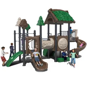 Outdoor Kids Garden Park Baby Toys Tube Slip Swing Ride Set Slide Playground Playhouse Plastic 1 Set Playground Indoor