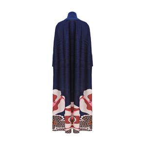 Nouvelle Collection <span class=keywords><strong>de</strong></span> Vêtements Mixtes en Gros pour Femmes Grandes Tailles : Cardigan Long Décontracté à Motifs Floraux Plissé Miyake, Style Abaya Modeste - Product Image 6