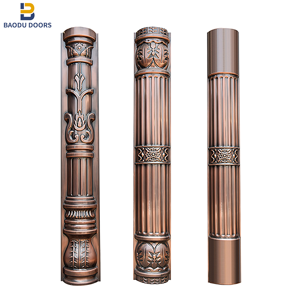 Decorative Wrought Iron Roman Corinthian Columns Goalpost for