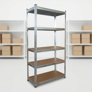 Étagères de stockage d'entrepôt OEM en acier thermolaqué, légers, empilables, sans boulons - Product Image 2