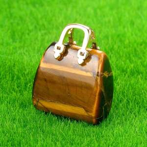 Mini Ciondolo per Borsa in <span class=keywords><strong>Pietra</strong></span> Intagliata e Cristallo, Formato Piccolo, in Vendita - Product Image 4