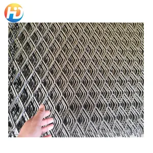 Koper strekmetaal louvre mesh voor gordijn muur 2.44X1.22 m