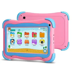 Tableta educativa de 7 pulgadas para niños, Tablet con Android 10,0, Allwinner A100, 64 bits, cuatro núcleos