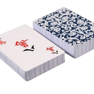 [Grille de tri gratuite] Jeu de cartes de <span class=keywords><strong>Mahjong</strong></span> de 144 pièces, en boîte, portable pour la maison et les voyages, papier de <span class=keywords><strong>Mahjong</strong></span> extra-épais dédié - Product Image 5