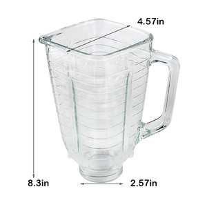 Barato 1.25L Square Blender Jar Vasos De <span class=keywords><strong>Licuadora</strong></span> A06 <span class=keywords><strong>Oster</strong></span> 4655 Glass Blender Jar Cuchillas De <span class=keywords><strong>Licuadora</strong></span> <span class=keywords><strong>Oster</strong></span> - Product Image 2