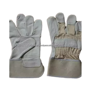 Vente en gros de gants de travail en cuir de vachette résistants unisexes Protection des mains de sécurité industrielle résistants à la chaleur et aux coupures - Product Image 4